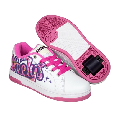 Heelys Rullesko - White/Pink/Grape - 1 hjul