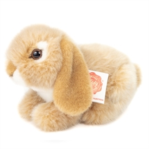 Teddy Hermann - Liggende Kanin Beige - 18 cm